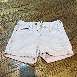 Universal Thread High Rise MIDI Pink Denim Shorts